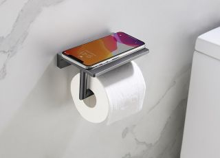 Держатель туалетной бумаги Timo Saona 13043/18 Черное золото