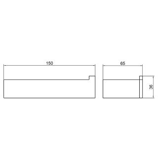 Держатель туалетной бумаги Timo Petruma 15241/03 Черный матовый