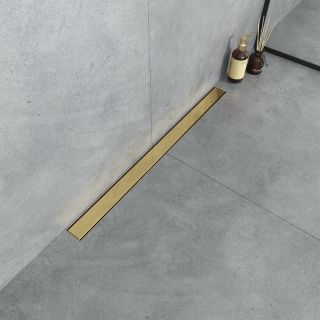 Душевой лоток Boheme Premium Linear 982-80-G 80см золото