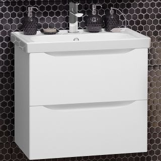 Тумба под раковину Opadiris Элеганс 60 00-00006894 Белая матовая