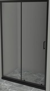 Душевая дверь BelBagno Uno 120см чёрный UNO-195-BF-1-120-C-NERO