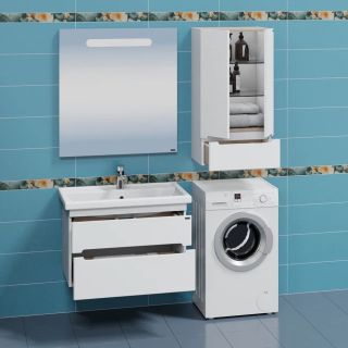 Тумба под раковину СанТа Лондон 224037 80см белый