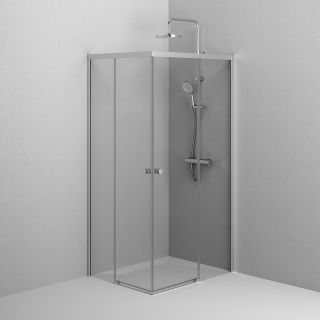 Душевой уголок AM.PM X-Joy W94G-403-10080-MТ 100х80 профиль Хром матовый стекло прозрачное
