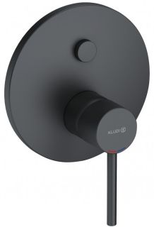 Встраиваемый смеситель для ванны и душа Kludi Bozz чёрный матовый 386593976