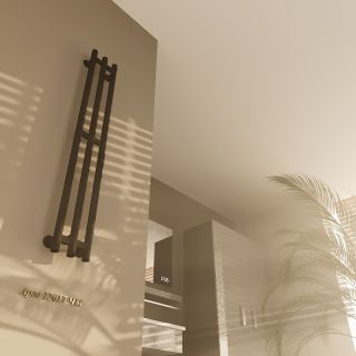 Электрический полотенцесушитель Altasan Арго  Арго12017ЧМ Черный муар 120х17