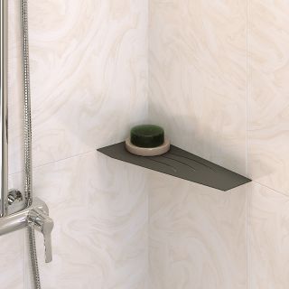 Металлическая полка RGW MT-01B 49279901-04 угловая Черная