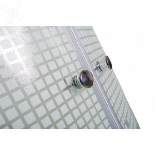 Душевая кабина Deto L 908 с гидромассажем  80х80х215 см