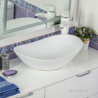 Накладная раковина Melana 320354-805 60см белый