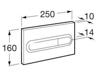 Кнопка смыва Roca PRO 890095001