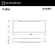 Полотенцедержатель WHITECROSS Cubo CU2458NIB брашированный никель