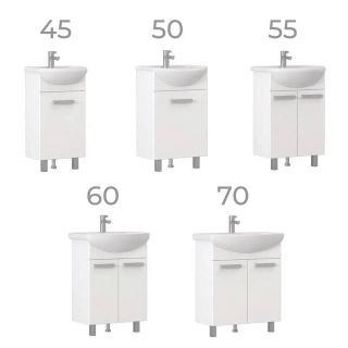 Тумба под раковину напольная Vigo Hoska 227 45 см белый