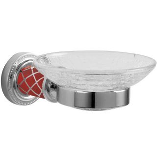 Мыльница Boheme Murano 10903-R-CR хром/рубиновый