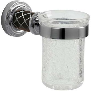 Стакан для зубных щёток Boheme Murano 10904-CH-CR хром/шоколад