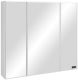 Зеркальный шкаф СанТа Стандарт 113010 80см белый