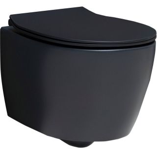 Подвесной унитаз Allen Brau Fantasy 4.11004.31 безободковый черный матовый