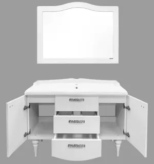 Тумба с раковиной Comforty Монако 00003132224 120 см белый