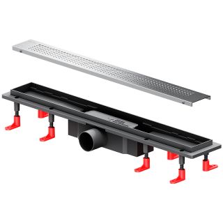 Душевой лоток AM.PM PrimeFlow 60 W02SC-P11-060-01SB с решеткой Хром матовый Cut Gradient