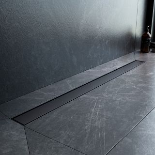 Душевой лоток AM.PM MasterFlow 90 W01SC-U11-090-04BM с Черной матовой решеткой / под плитку Tile