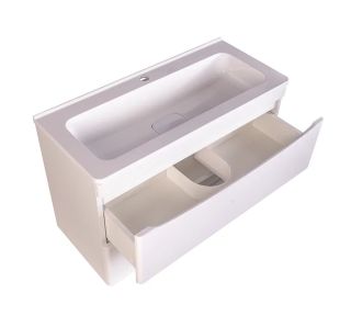 Тумба под раковину Style Line Бергамо СС-00002322 мини 80 Люкс антискрейтч Plus 80 см