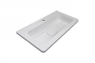 Тумба под раковину Style Line Бергамо СС-00002324 мини 80 Люкс антискрейтч Plus 80 см