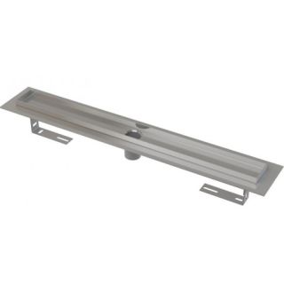 Душевой лоток AlcaPlast с порогами для перфорированной решетки без гидрозатвора 55см хром APZ2001-550