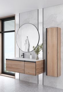 Тумба под раковину Armadi Art Quatro 790-M2-120-W-A 120 см ива/антрацит