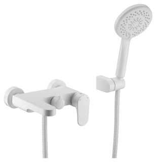 Смеситель для ванны Boheme Spectre белый 453-MW