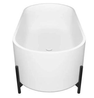 Ванна из искусственного камня NT Bagno Amiata NT303 160x70см белый матовый