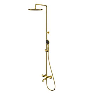 Душевая стойка термостатическая WHITECROSS Y Y1234BASICGL золото