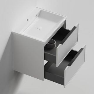 Тумба под раковину La Fenice Simpla FNC-01-SIM-B-80-2 Белая матовая 80 см