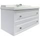 Тумба с раковиной Comforty Феррара 00-00020308 100 см Белый глянец