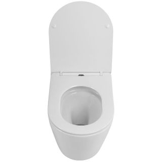 Унитаз подвесной ArtMax Tito AM2380CHRV/SC безободковый с сиденьем микролифт белый