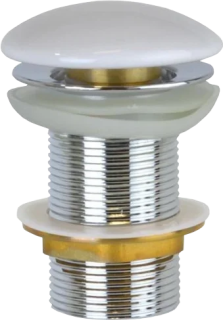 Донный клапан SantiLine SL-120 без перелива белый матовый