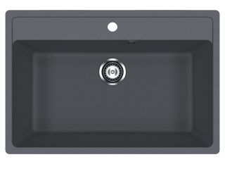 Кухонная мойка Ulgran Classic U-600-343 антрацит