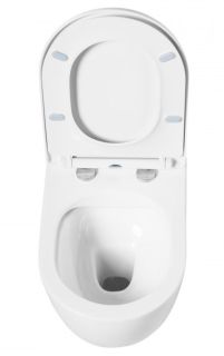 Подвесной унитаз Art&Max Bologna безободковый белый AM211CHR