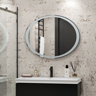 Зеркало с подсветкой Art&Max Pescara 90x70см AM-Pes-900-700-DS-F