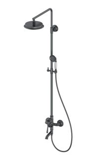 Душевая стойка Wonzon & Woghand Steam WW-88739008-BGM тёмный графит