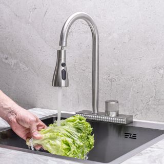 Смеситель для кухни РМС SUS130-017F-2 нержавеющая сталь