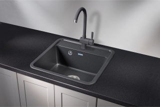 Мойка кухонная Granula Standart 5001, ГРАФИТ