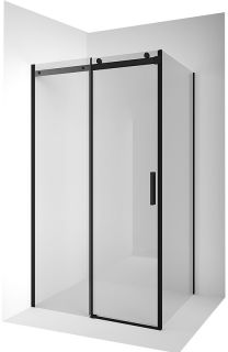 Душевой уголок Ambassador Benefit 19021202HB-80HB 130x80см чёрный/прозрачное