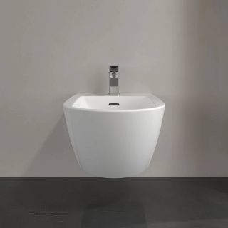 Биде Villeroy Boch Antao подвесное  375 x 560 mm, Stone White Белый матовый