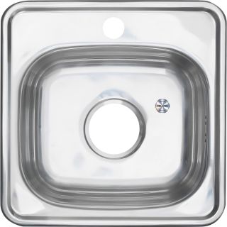 Мойка 3838 Melana 0,6/160 хром с сифоном (022 t *15)