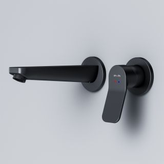 Встраиваемый смеситель для раковины Am.Pm X-Joy чёрный матовый F85A72622