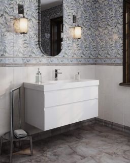 CU.wb.100 Раковина CUBO 100 см с крепежом