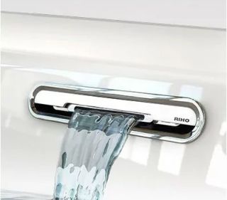 Акриловая ванна Riho Rethink Cubic Fall B106013005 заполнение через перелив 180х80см белый