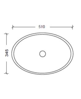 Раковина накладная Boheme золото  814