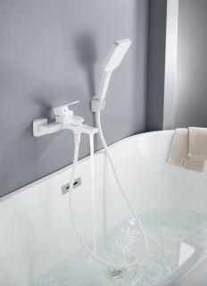 Смеситель для ванны Knotlor KN-22/WY, белый