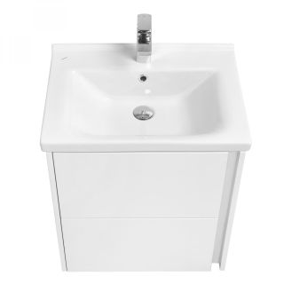 Тумба под раковину Акватон Стоун 60см белый 1A231401SX010