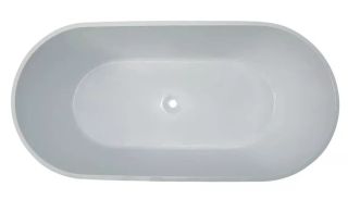 Ванна из искусственного камня AquaStone Бали 160x75см белый