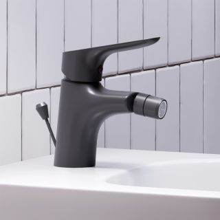 Смеситель для биде Damixa Jupiter 770240300 с донным клапаном черный